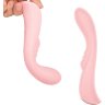 Нежно-розовый вибромассажер 6 Silicone G-Spot Fun - 19,1 см.