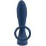 Синий вибростимулятор простаты с кольцом - 14,5 см.  Цена 12 162 руб. - Синий вибростимулятор простаты с кольцом - 14,5 см.