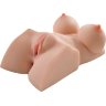 Мастурбатор-торс с вибрацией Double-D Masturbator