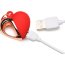 Красное ожерелье с подвеской-вибратором 10X Vibrating Silicone Heart Necklace  Цена 10 911 руб. - Красное ожерелье с подвеской-вибратором 10X Vibrating Silicone Heart Necklace