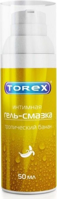 Гель-смазка на водной основе Torex Тропический банан - 50 мл.