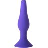 Фиолетовая анальная втулка Toyfa A-toys - 12,5 см.