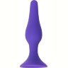 Фиолетовая анальная втулка Toyfa A-toys - 12,5 см.