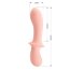 Персиковый вибростимулятор Abigal - 16 см. - Персиковый вибростимулятор Abigal - 16 см.