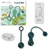 Изумрудные вагинальные шарики Magic Motion Crystal Duo Smart Kegel Vibrator with Weight Set