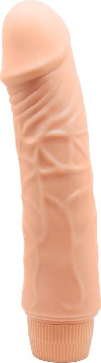 Телесный вибратор-реалистик Jeff - 19,5 см.