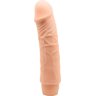 Телесный вибратор-реалистик Jeff - 19,5 см.