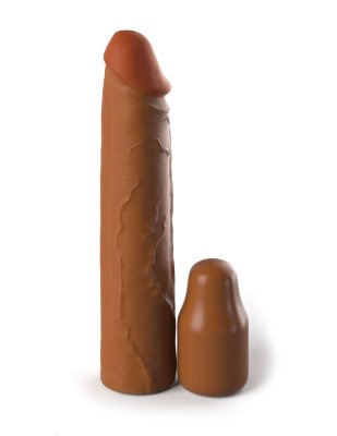 Коричневая насадка на член 2 Silicone X-tension - 20,3 см. Длина: 20.3 см. Диаметр: 4.8 см. Реалистичная насадка на член (увеличение на 7,6 см). Плотно облегает, продлевает удовольствие. Реалистичный материал утолщает на 33%. Страна: Китай. Материал: анодированный пластик, силикон.