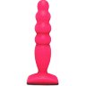 Розовый анальный стимулятор Large Bubble Plug - 14,5 см.