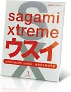 Ультратонкий презерватив Sagami Xtreme Superthin - 1 шт.  Цена 354 руб. Длина: 19 см. Больше никогда секс в презервативе не притупит приятные ощущения. При условии, конечно, что вы будете использовать Sagami Xtreme SUPERTHIN. Ультратонкий латексный презерватив гарантирует вам и защиту от ЗППП, и предохранение от беременности, и самую что ни на есть реалистичность плотской любви! В упаковке - 1 шт. Толщина стенки - 0,04 мм. Номинальная ширина - 52 мм. Страна: Япония. Материал: латекс. Объем: 1 шт.