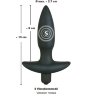 Анальная вибровтулка с 5 скоростями вибрации Vibrating Plug Small - 13 см.