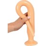 Набор из 3 телесных удлиненных анальных пробок Super Long Flexible Butt Plug Set