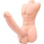 Телесный мини-торс с фаллосом Monster Dick  Цена 3 066 руб. - Телесный мини-торс с фаллосом Monster Dick