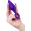 Фиолетовая анальная втулка с ограничительным колечком - 11,5 см.  Цена 708 руб. - Фиолетовая анальная втулка с ограничительным колечком - 11,5 см.