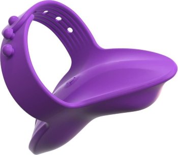 Фиолетовая вибронасадка на пальцы Finger Vibe