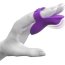 Фиолетовая вибронасадка на пальцы Finger Vibe - Фиолетовая вибронасадка на пальцы Finger Vibe