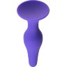 Фиолетовая анальная втулка Toyfa A-toys - 11,3 см.