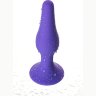 Фиолетовая анальная втулка Toyfa A-toys - 11,3 см.