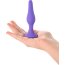 Фиолетовая анальная втулка Toyfa A-toys - 11,3 см.  Цена 775 руб. - Фиолетовая анальная втулка Toyfa A-toys - 11,3 см.