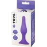 Фиолетовая анальная втулка Toyfa A-toys - 11,3 см.