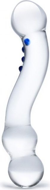 Изогнутый стеклянный стимулятор G-точки Curved G-Spot - 15,2 см.