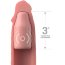 Телесная вибронасадка на член 3 Vibrating Mega X-tension with Remote - 22,9 см. - Телесная вибронасадка на член 3 Vibrating Mega X-tension with Remote - 22,9 см.