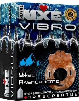 Эрекционное виброкольцо Luxe VIBRO Ужас Альпиниста
