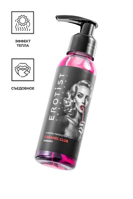 Разогревающее массажное масло Erotist Caramel Club с ароматом барбариса - 100 мл.  Цена 2 039 руб. «Барбарис» из серии Caramel Club — это яркое сочетание сладости и лёгкой кислинки, знакомое с детства. Его аромат добавляет игривости и свежести, а эффект мягкого согрева делает массаж живым и чувственным. Масло содержит натуральные компоненты: оливковое масло, масло сладкого миндаля, макадамии и зародышей пшеницы, которые ухаживают за кожей, питая и увлажняя её. Экстракт имбиря и перца стимулируют мягкий разогревающий эффект, повышая чувствительность. Масло мяты и иланг-иланга добавляют свежести и расслабления, превращая массаж в настоящий ритуал. Нанесите несколько капель масла на кожу и выполните массаж. Уютное тепло, насыщенный аромат барбариса и питательная формула сделают процедуру яркой и запоминающейся. Olea Europaea Fruit Oil, Glycerin, Paraffinum Liquidum, Mentha Arvensis Herb Oil, Capsicum Annuum Extract, Triticum Vulgare Germ Oil, Zingiber Officinale Extract, Macadamia Integrifolia Seed Oil, Prunus Amygdalus Dulcis (Sweet Almond) Oil, Cananga Odorata Essential Oil, CI 16035. Страна: Россия. Объем: 100 мл.