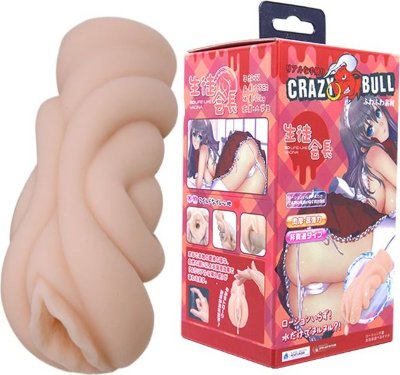 Мастурбатор-вагина с эффектом смазки CRAZY BULL Длина: 13.5 см. Диаметр: 5.5 см. Мастурбатор с вагинальным отверстием изготовлен из особенного материала. Особенность заключается в том, что при добавлении нескольких капель воды в тоннель мастурбатора, материал принимает консистенцию скользящей, увлажняющей смазки. Имеет натуральный телесный цвет и очень правдоподобные внутренние складки, которые приносят ощущение полноценного сексуального контакта за счет плотного облегания ствола пениса. Страна: Китай. Материал: термопластичная резина (TPR).