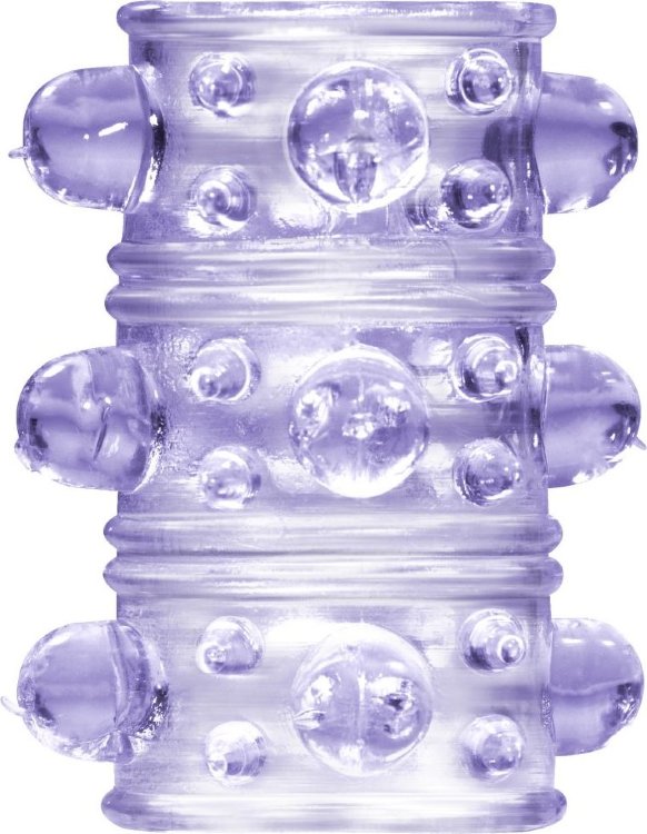 Фиолетовая насадка на пенис Rings Armour
