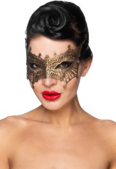 Золотистая карнавальная маска Алькор