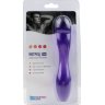 Фиолетовый двусторонний стимулятор «Хитрец» - 17,5 см.