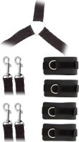 Комплект наручников и поножей LUXURIOUS BED RESTRAINT CUFF SET