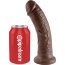 Коричневый фаллоимитатор 8 Cock - 20,3 см. - Коричневый фаллоимитатор 8 Cock - 20,3 см.