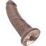Коричневый фаллоимитатор 8 Cock - 20,3 см. - Коричневый фаллоимитатор 8 Cock - 20,3 см.