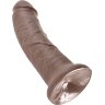 Коричневый фаллоимитатор 8 Cock - 20,3 см.