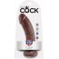 Коричневый фаллоимитатор 8 Cock - 20,3 см. - Коричневый фаллоимитатор 8 Cock - 20,3 см.