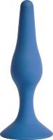 Синяя анальная пробка Gravity S - 10,5 см.