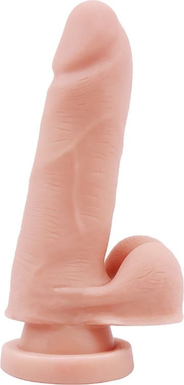 Телесный фаллоимитатор-реалистик Dual Density Dildo - 14,5 см.