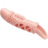 Телесная насадка с вибрацией Cecelia - 18,5 см.