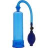 Синяя вакуумная помпа MENZSTUFF PENIS ENLARGER