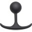 Черная анальная пробка с утяжелением Premium Silicone 3.3 Weighted Round Plug - 8,4 см. - Черная анальная пробка с утяжелением Premium Silicone 3.3 Weighted Round Plug - 8,4 см.