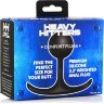Черная анальная пробка с утяжелением Premium Silicone 3.3 Weighted Round Plug - 8,4 см.