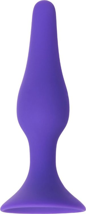 Фиолетовая анальная втулка Toyfa A-toys - 10,2 см.