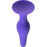 Фиолетовая анальная втулка Toyfa A-toys - 10,2 см.
