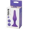 Фиолетовая анальная втулка Toyfa A-toys - 10,2 см.