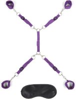 Фиолетовый набор фиксаций на кровати Classic Bed Spreader