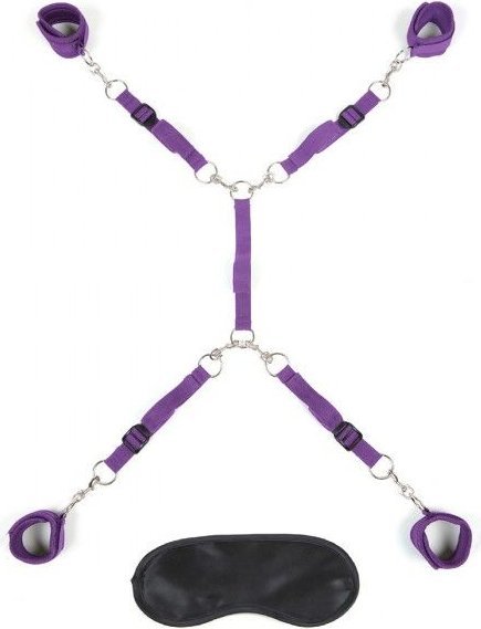 Фиолетовый набор фиксаций на кровати Classic Bed Spreader