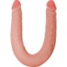 Двусторонний фаллоимитатор Naughty Instinct - 44 см.
