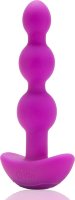 Анальная виброёлочка TRIPLET ANAL BEADS FUCHSIA - 14 см.